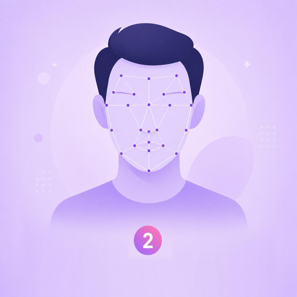 step 2 ai facial landmark detection